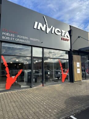 Invicta Shop Bordeaux - showroom poêles à bois Invicta