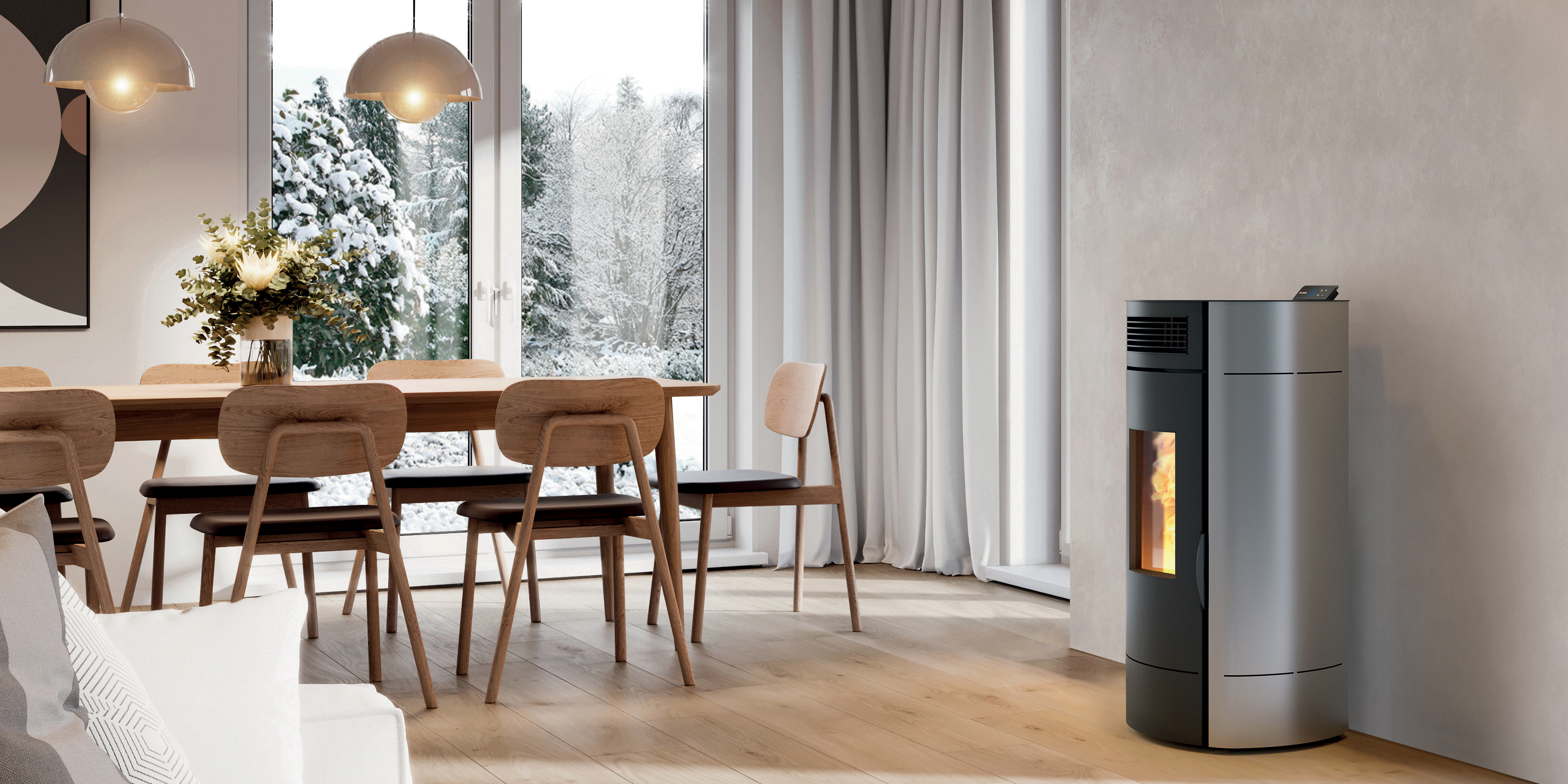 Poêle à granulés Invicta Lodi wifi