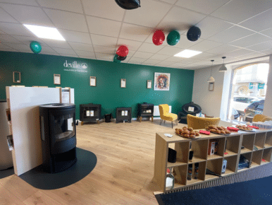 Invicta Shop Isle Jourdain 32 - showroom poêles à bois Invicta