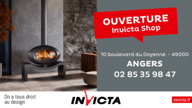 Invicta Shop Angers - showroom poêles à bois Invicta