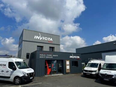 Extérieur Invicta Shop Cholet showroom poêles à bois Invicta