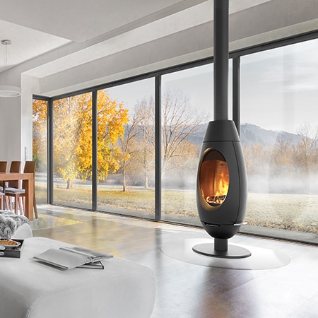 Poêle à bois en fonte Ode Invicta