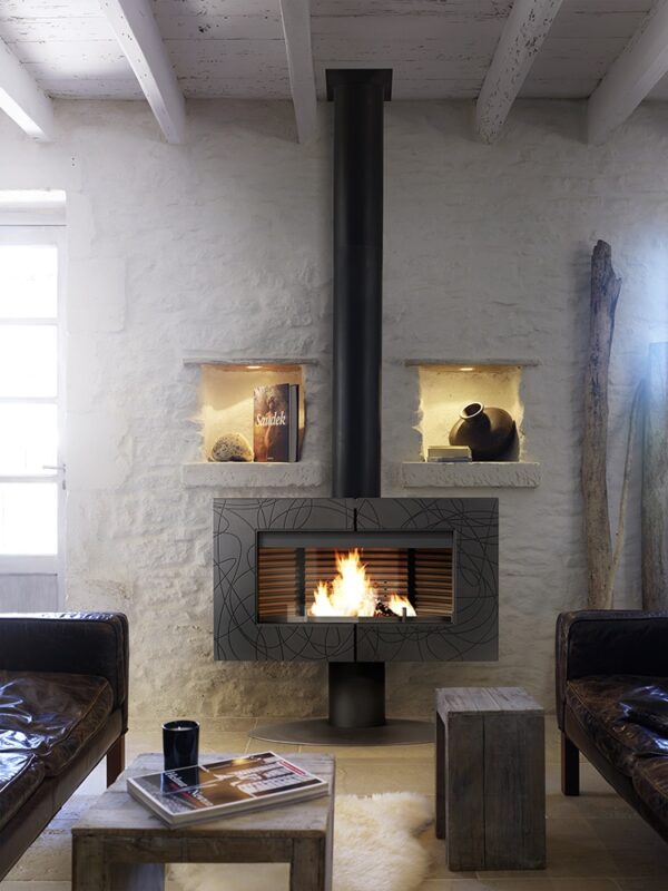 Poêle à bois fonte Symphonia