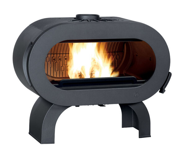 Poêle à bois en Fonte Fifty Plus Arche anthracite