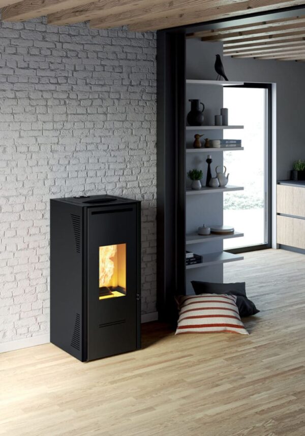 Poêle granulés Talo 11 Canalisable noir