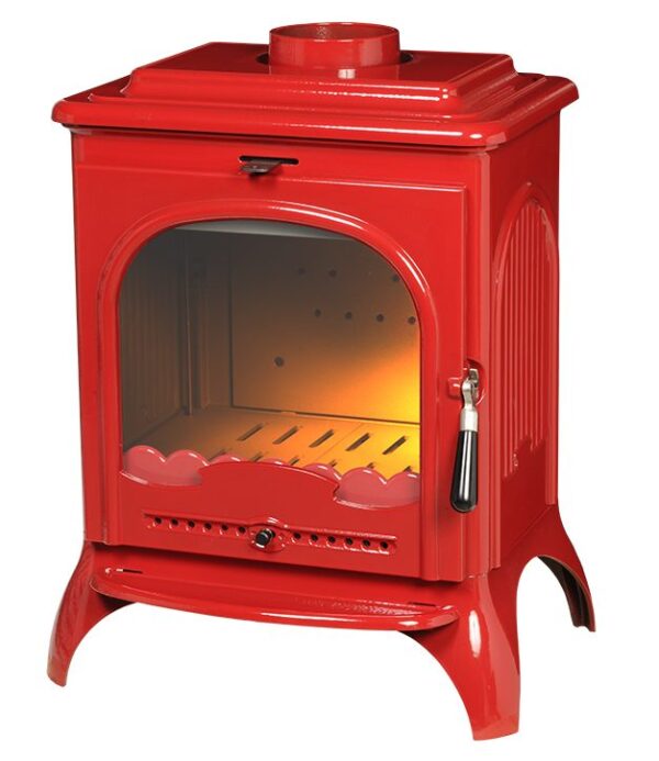 Poêle Fonte Seville 2 émaillé rouge